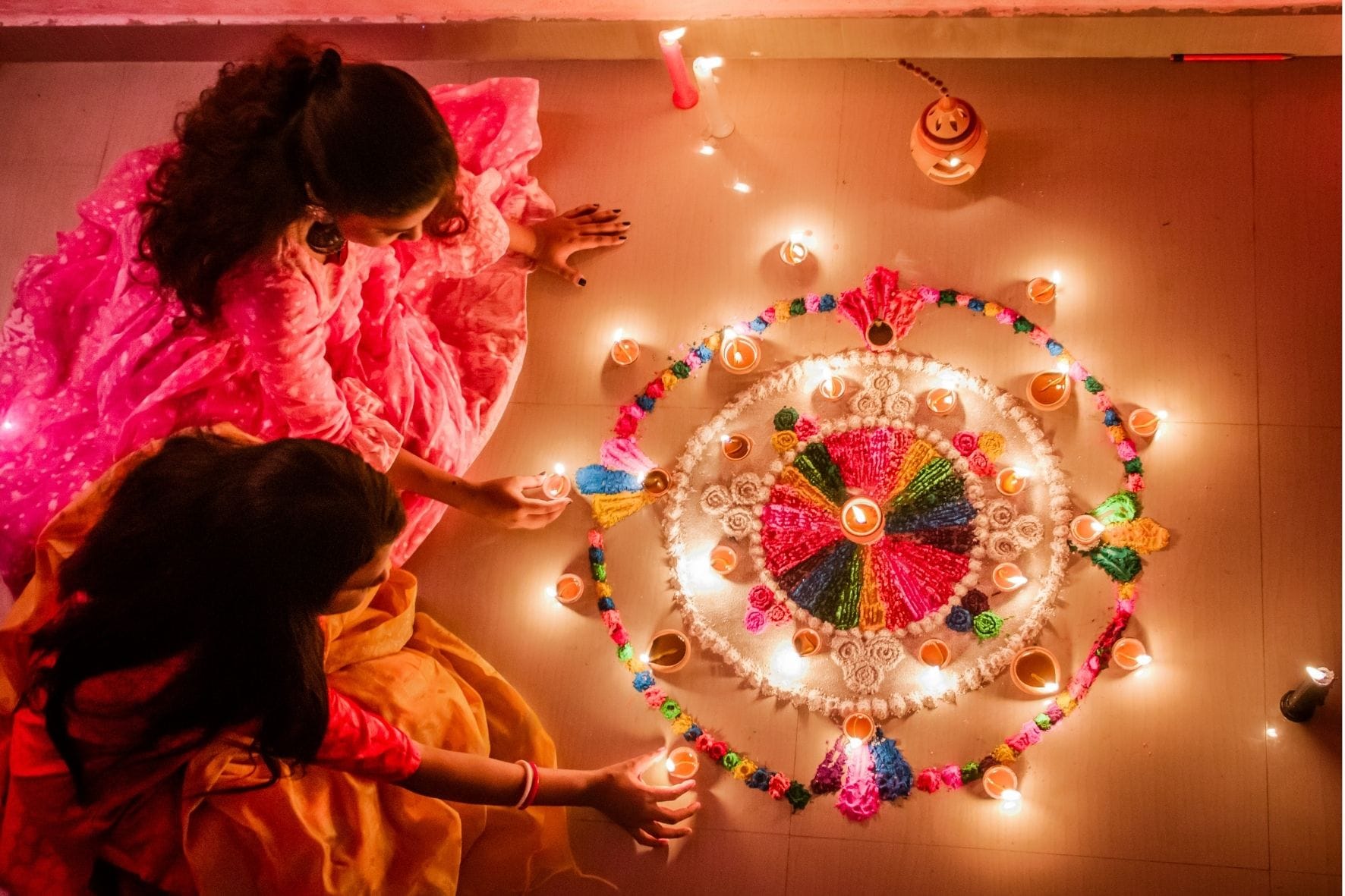 Diwali celebration in office 