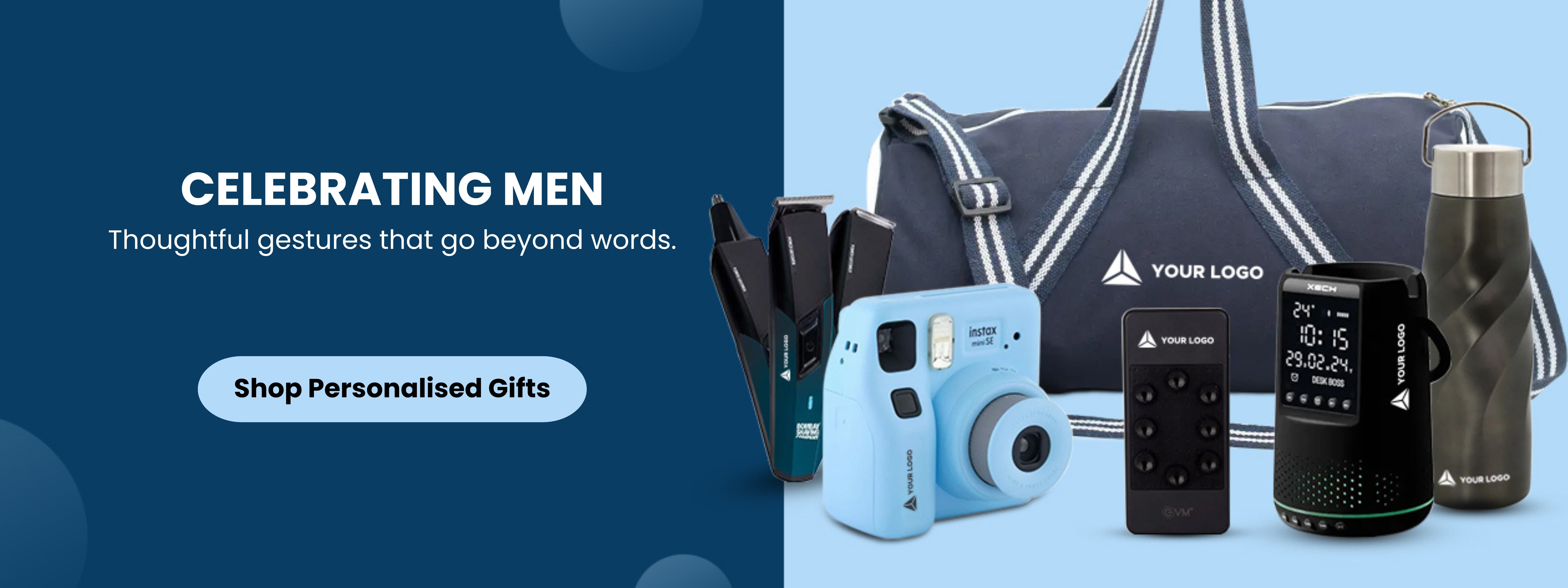 Mens Day Banner shop now 