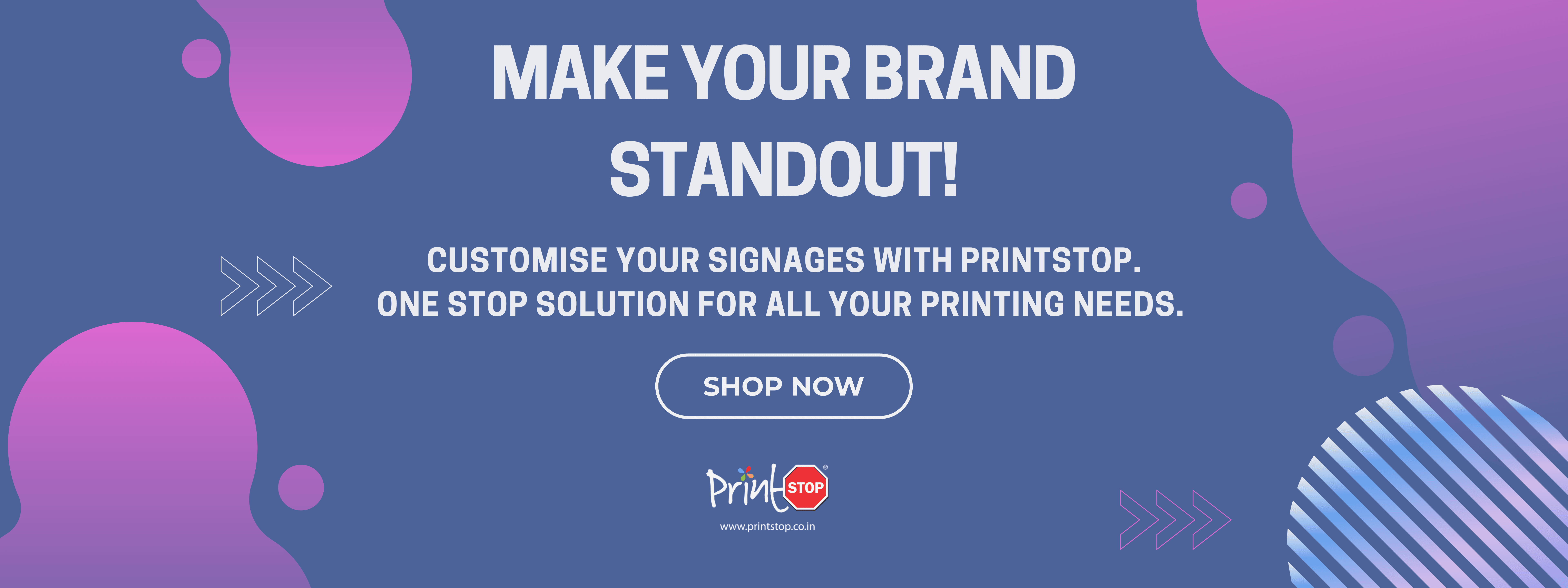 Shop signages from PrintStop Banner 