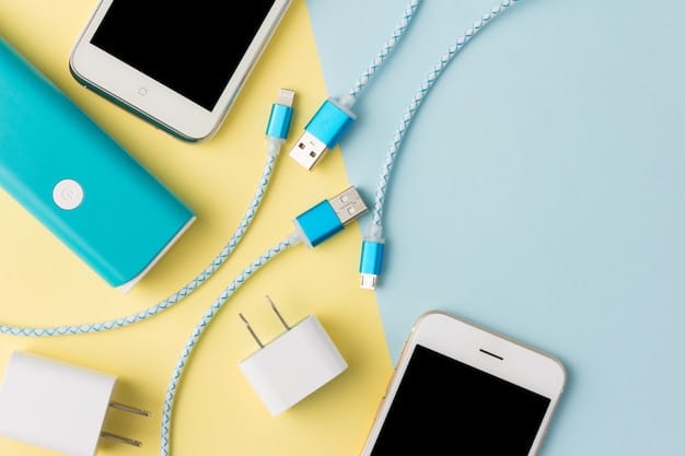 USB charging cables for smartphone