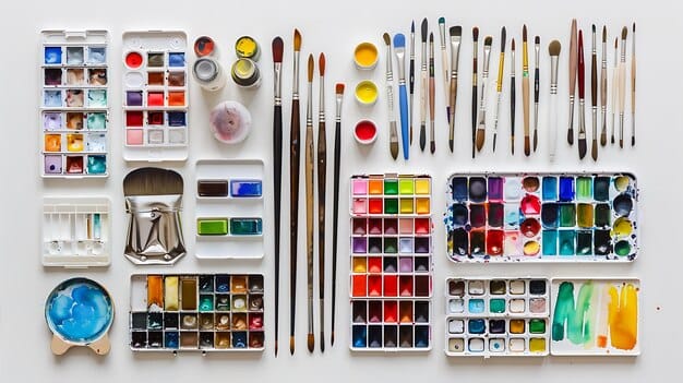 art supplies set