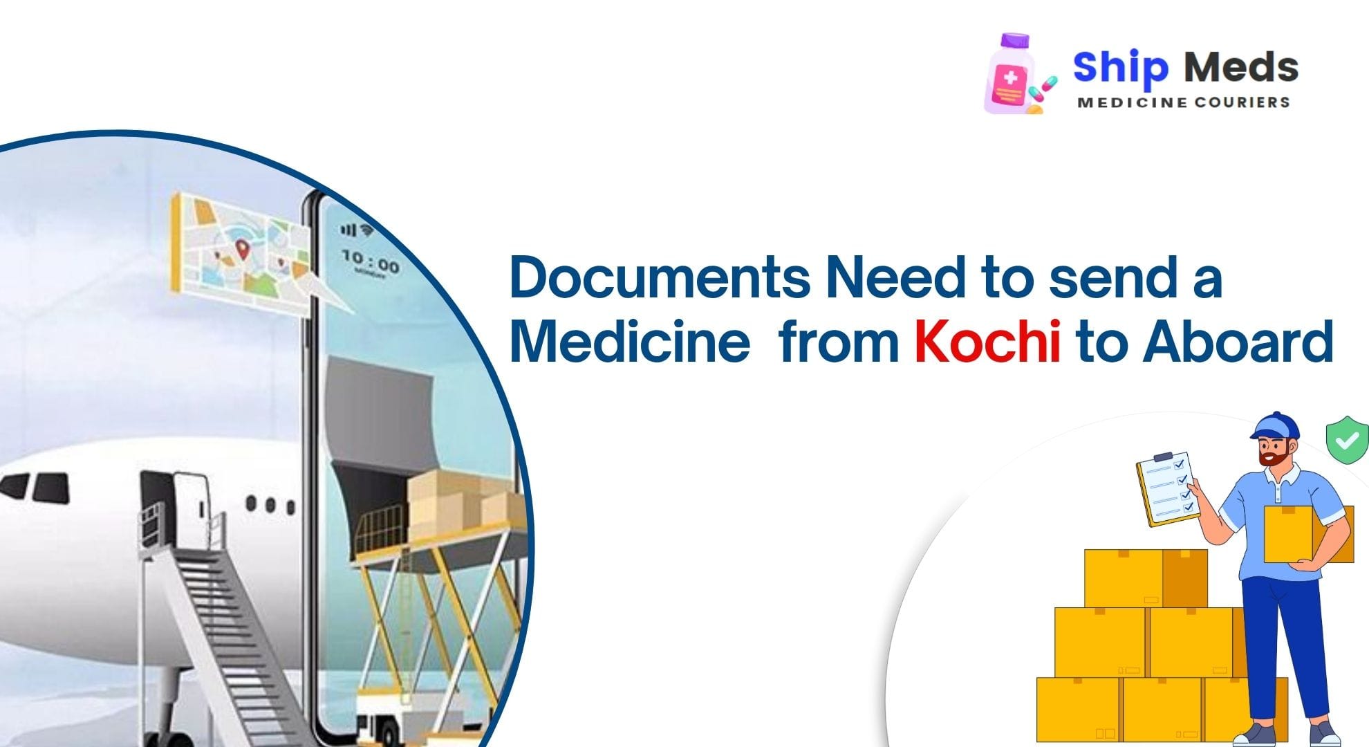 International Medicine Courier Services in Kochi – ShipMeds