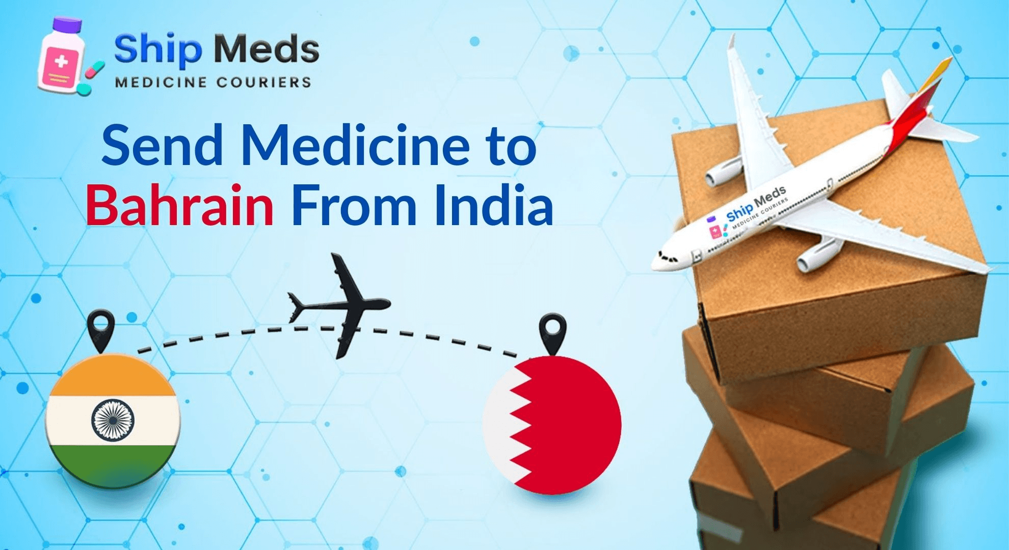 Send Medicine to Bahrain from India | Shipmeds\n