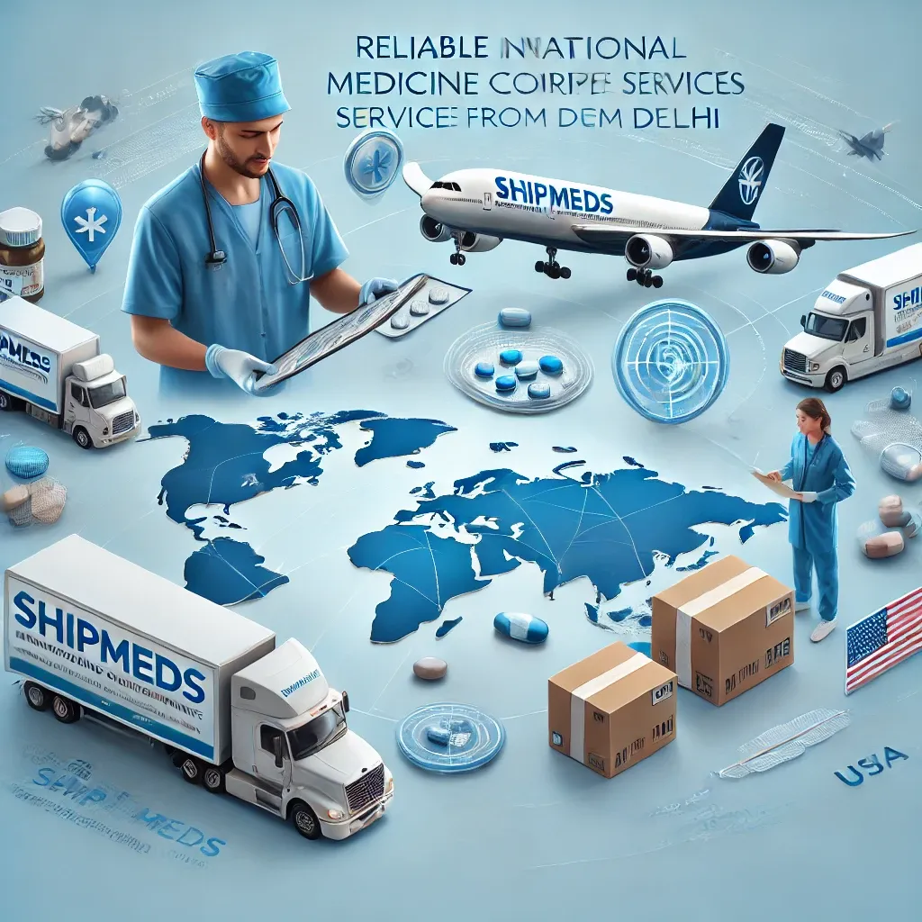 Reliable International Medicine Courier Service from New Delhi