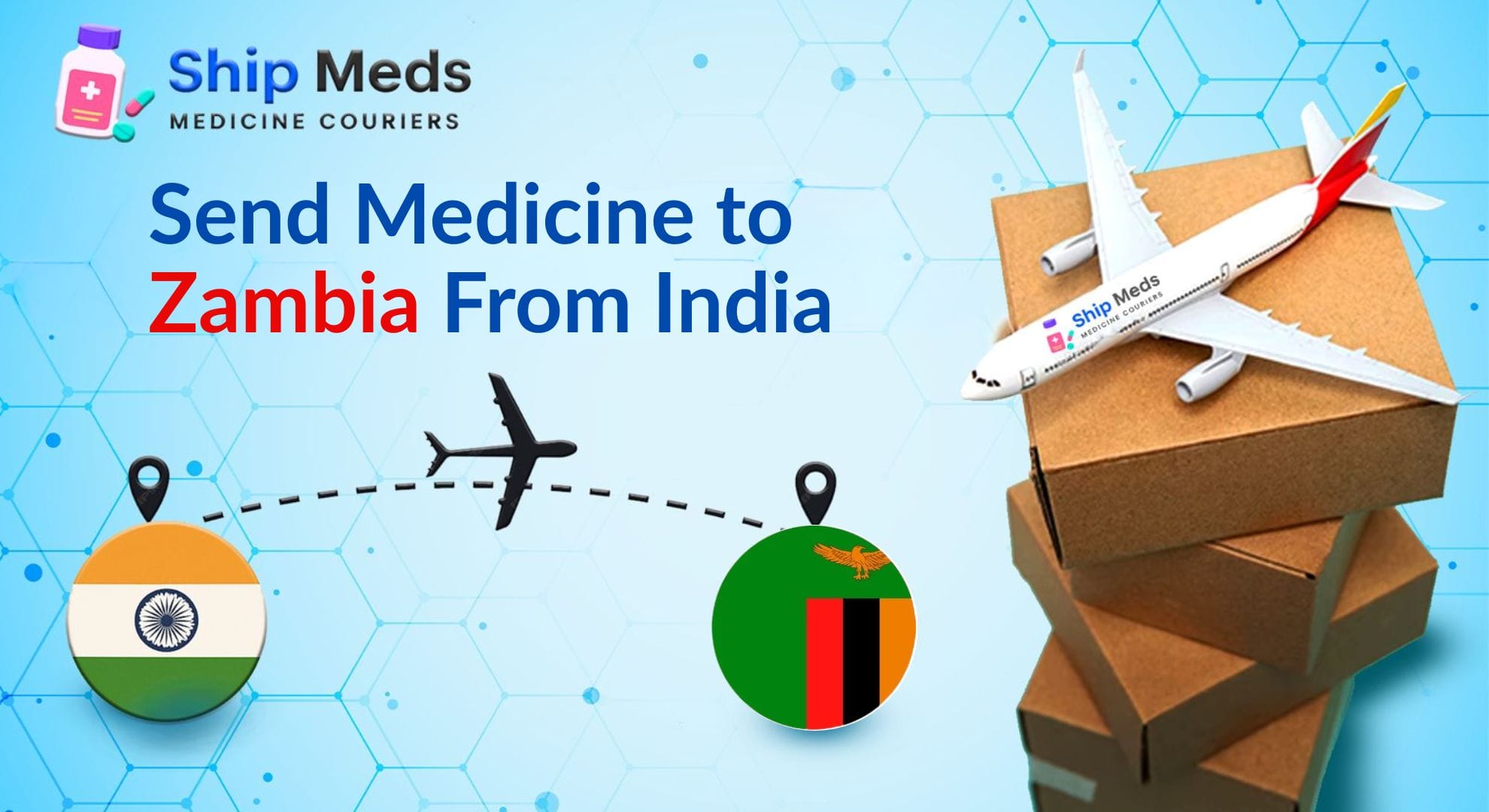Sending Medicines from India to Zambia – Complete Guide 2025