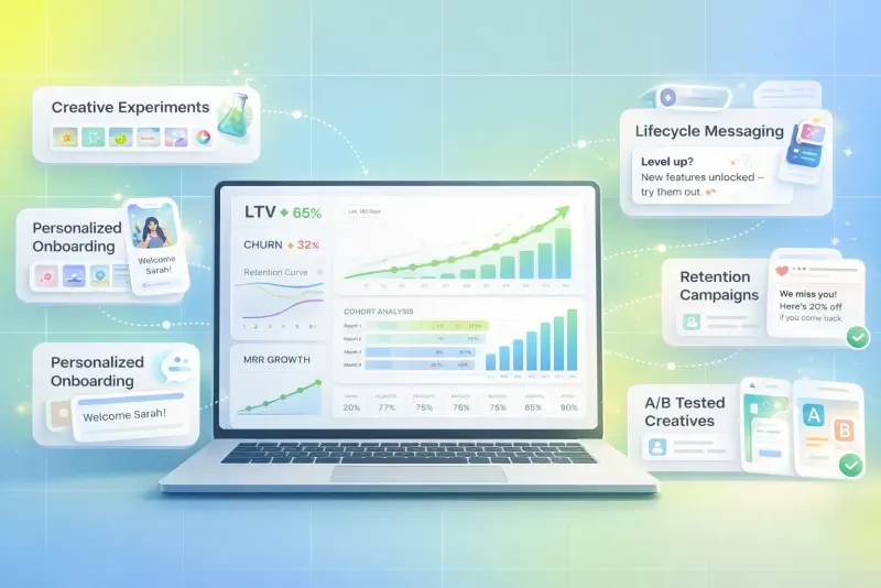 How SaaS and Subscription Apps Can Use Creative Patterns to Drive LTV Growth