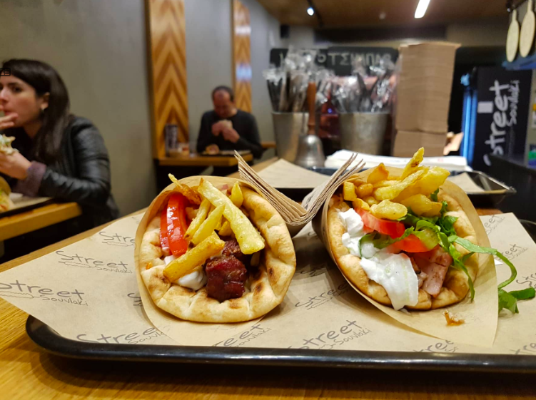 Souvlaki in Athens