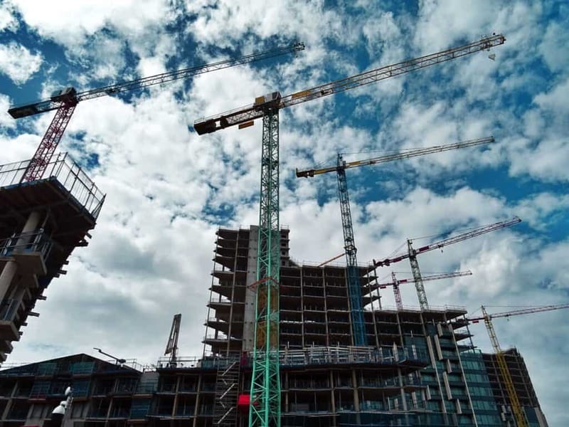 Construction of high rise buildings