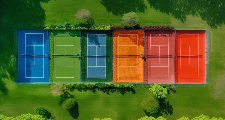 3 Different Types of Tennis Courts: Hard, Clay, and Grass