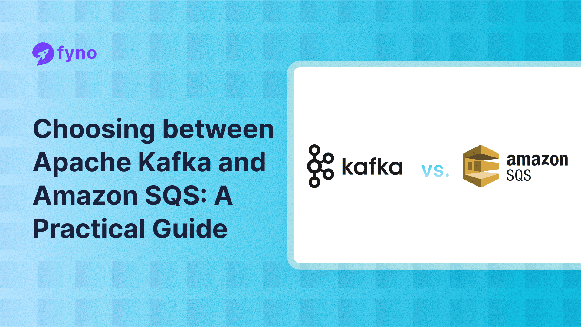 Choosing between Apache Kafka and Amazon SQS: A developers' guide\n