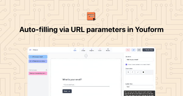 Auto-filling via URL parameters in Youform