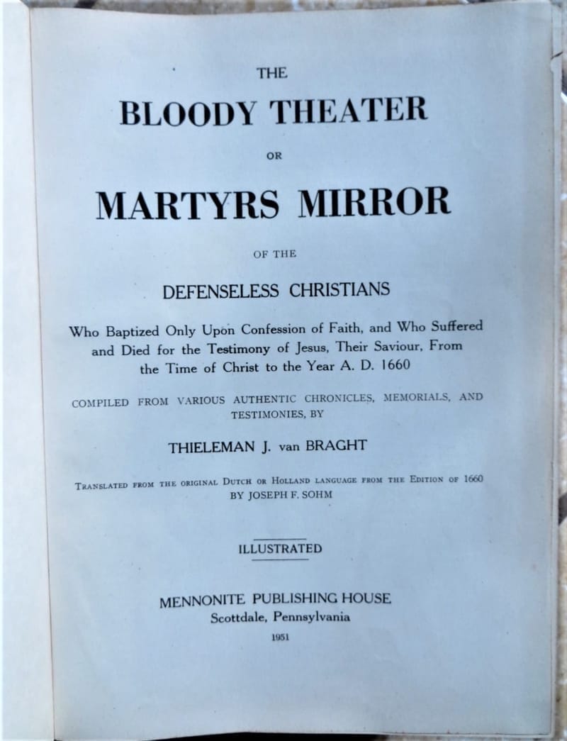 Anabaptists Then (1600-1860s): &#8220;It Is Clearly to Be Seen&#8221;