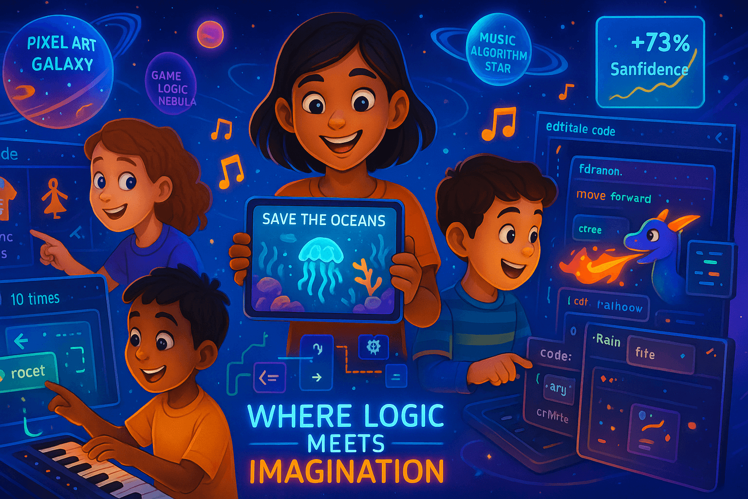 Codeyoung Inspires Young Minds through Playful Learning and Creative Coding