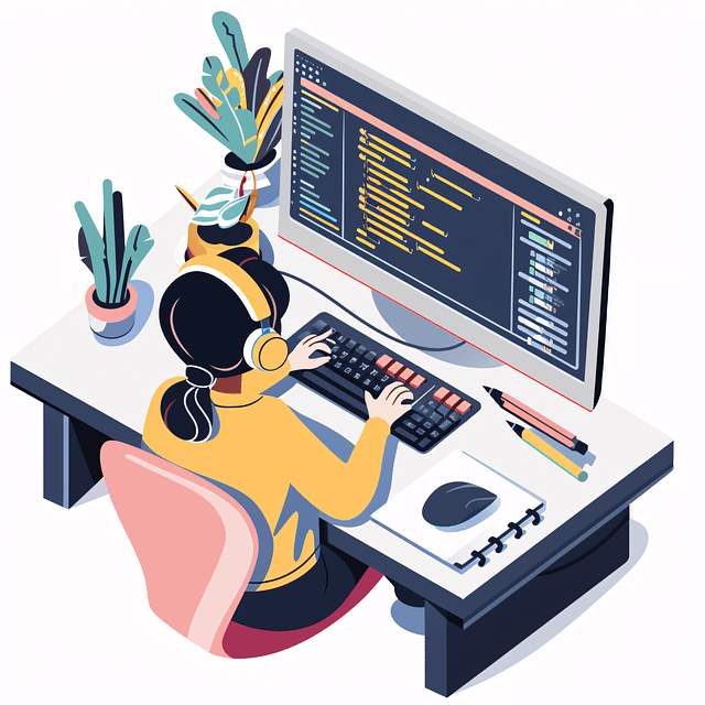 ai generated, woman, programmer
