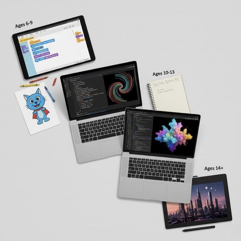 Creative coding courses: programming languages for the future