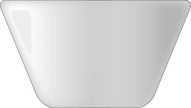 container in trapezium shape