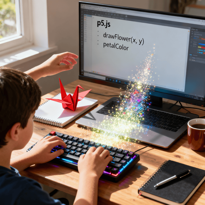 Integrating Art and Coding for Young Creators