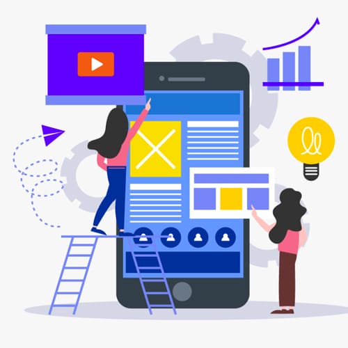 Android Development for mobile devices and progressive web apps using mobile app programming language