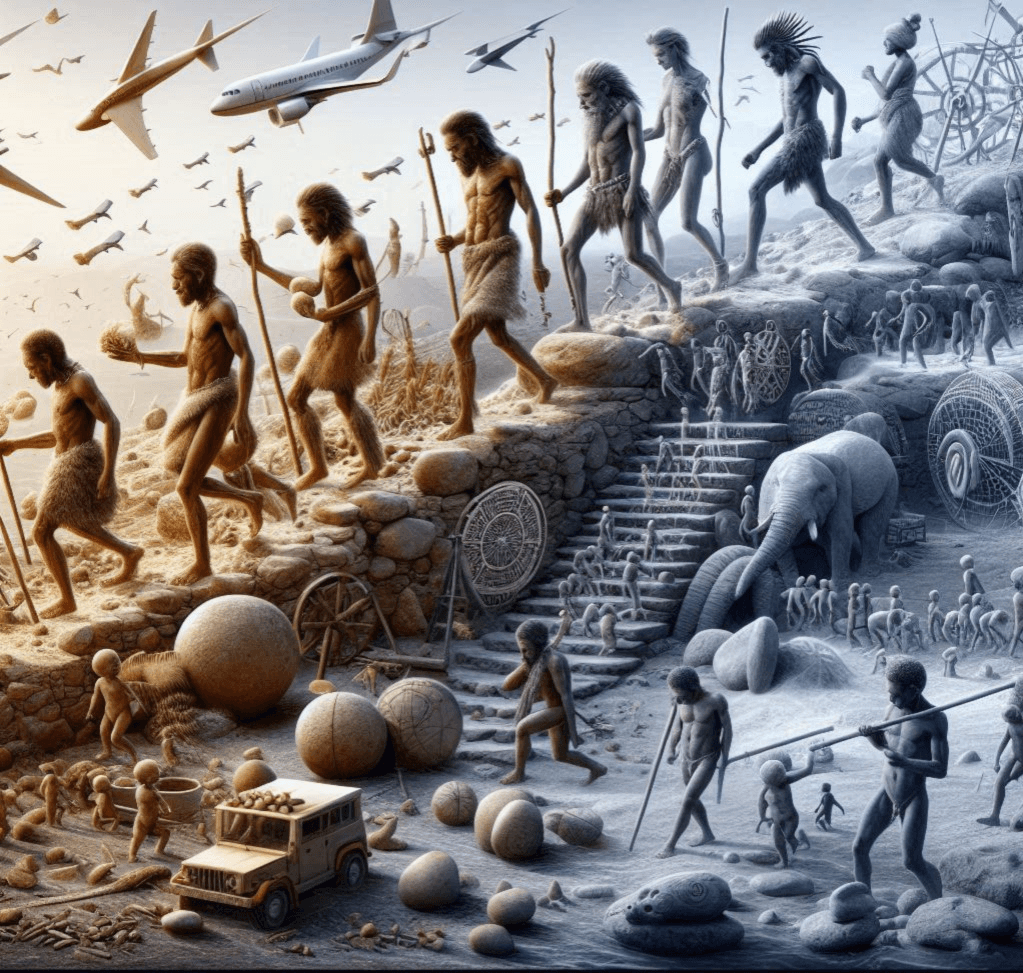 evolution of humans and technology
