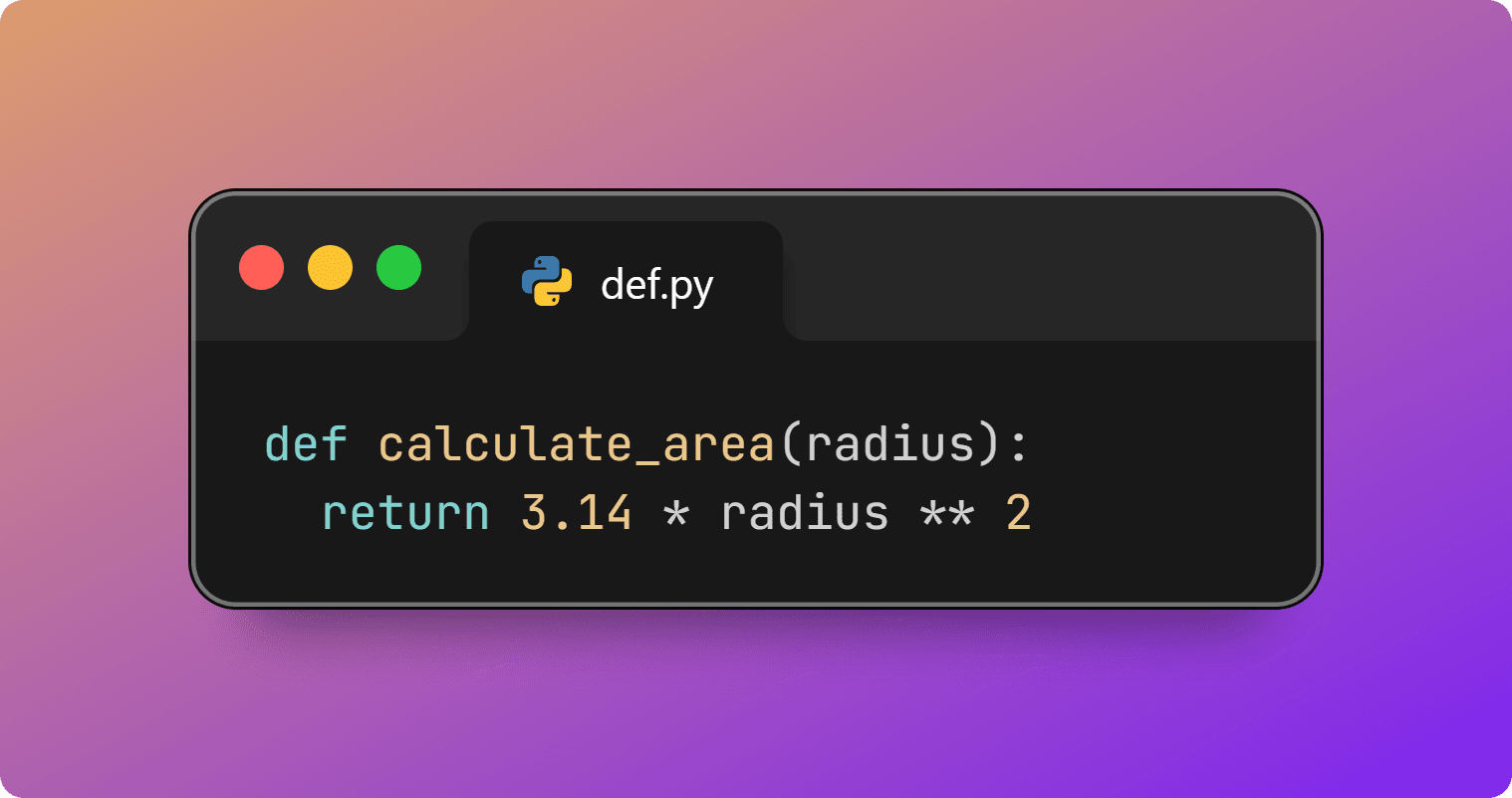 calculate area