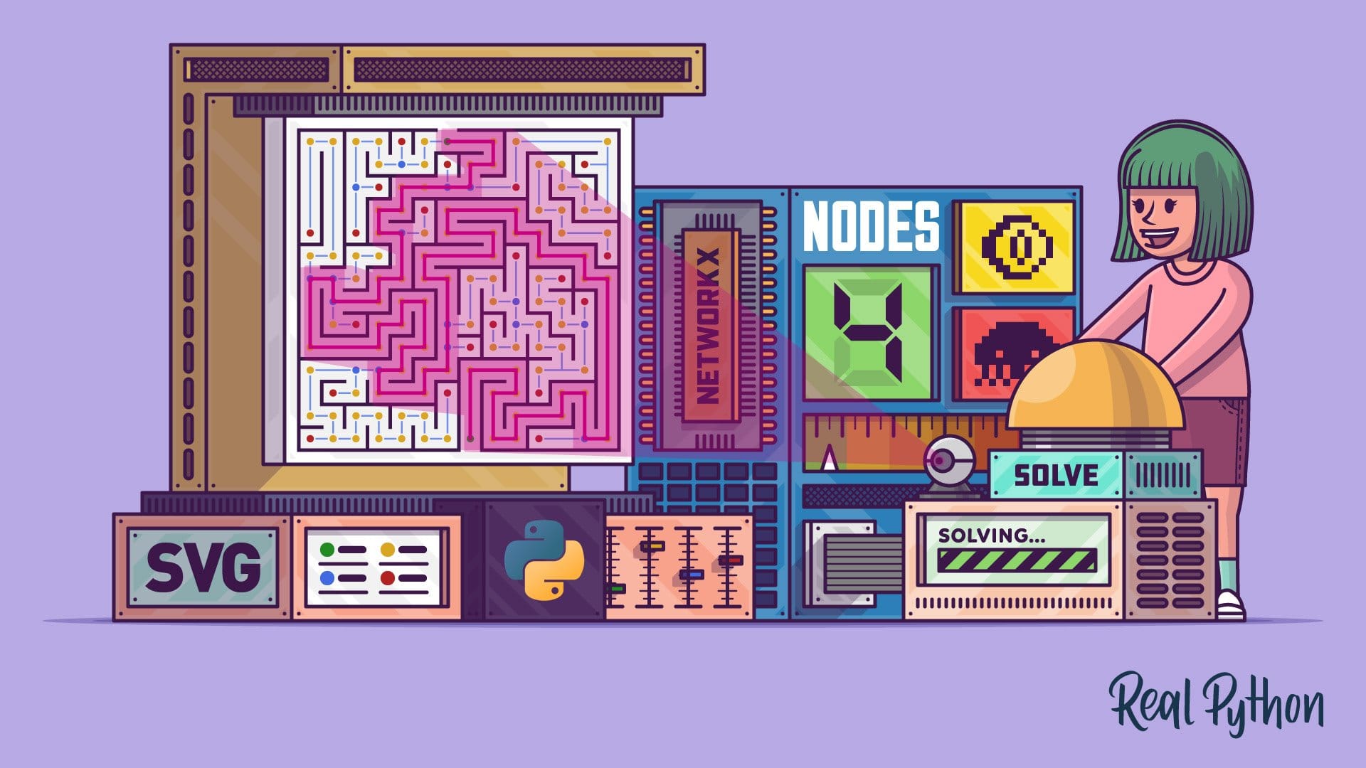 Build a Maze Solver using program or pygame
