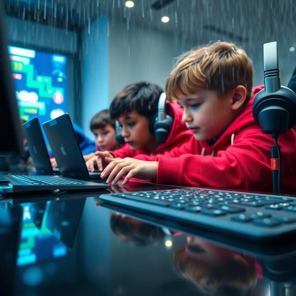 kids playing games
