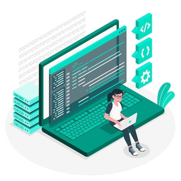 Free Vector coding concept illustration