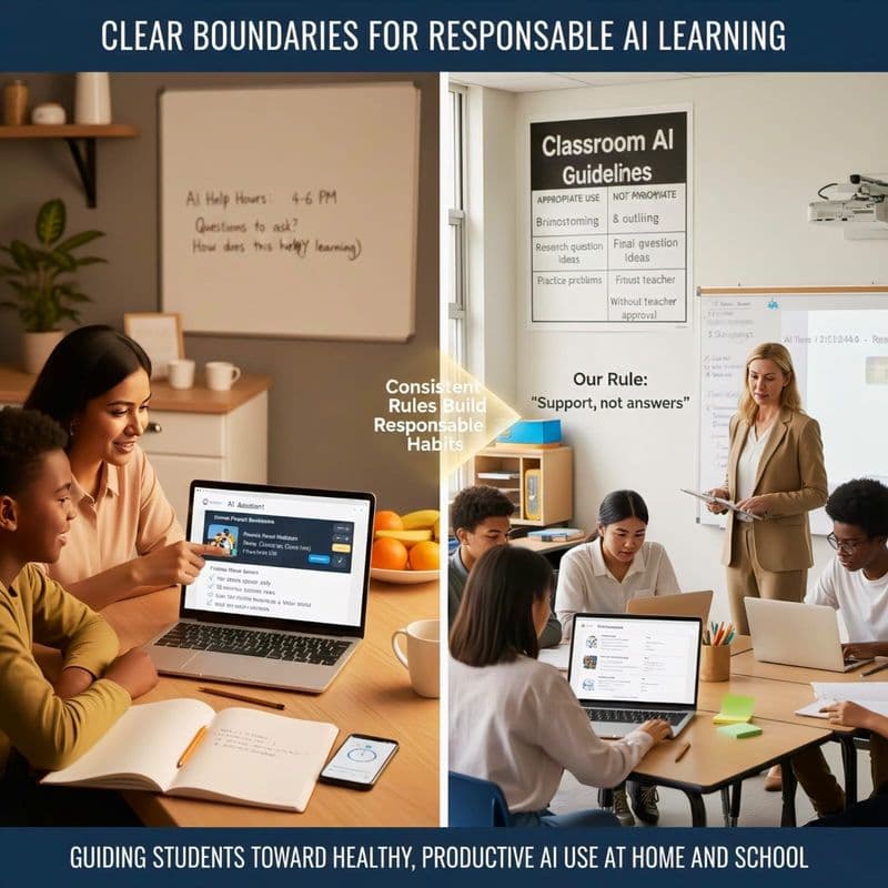 responsible ai: teaching ai concepts, setting clear boundaries for ai tools