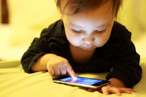 They're born with smartphones in hand!