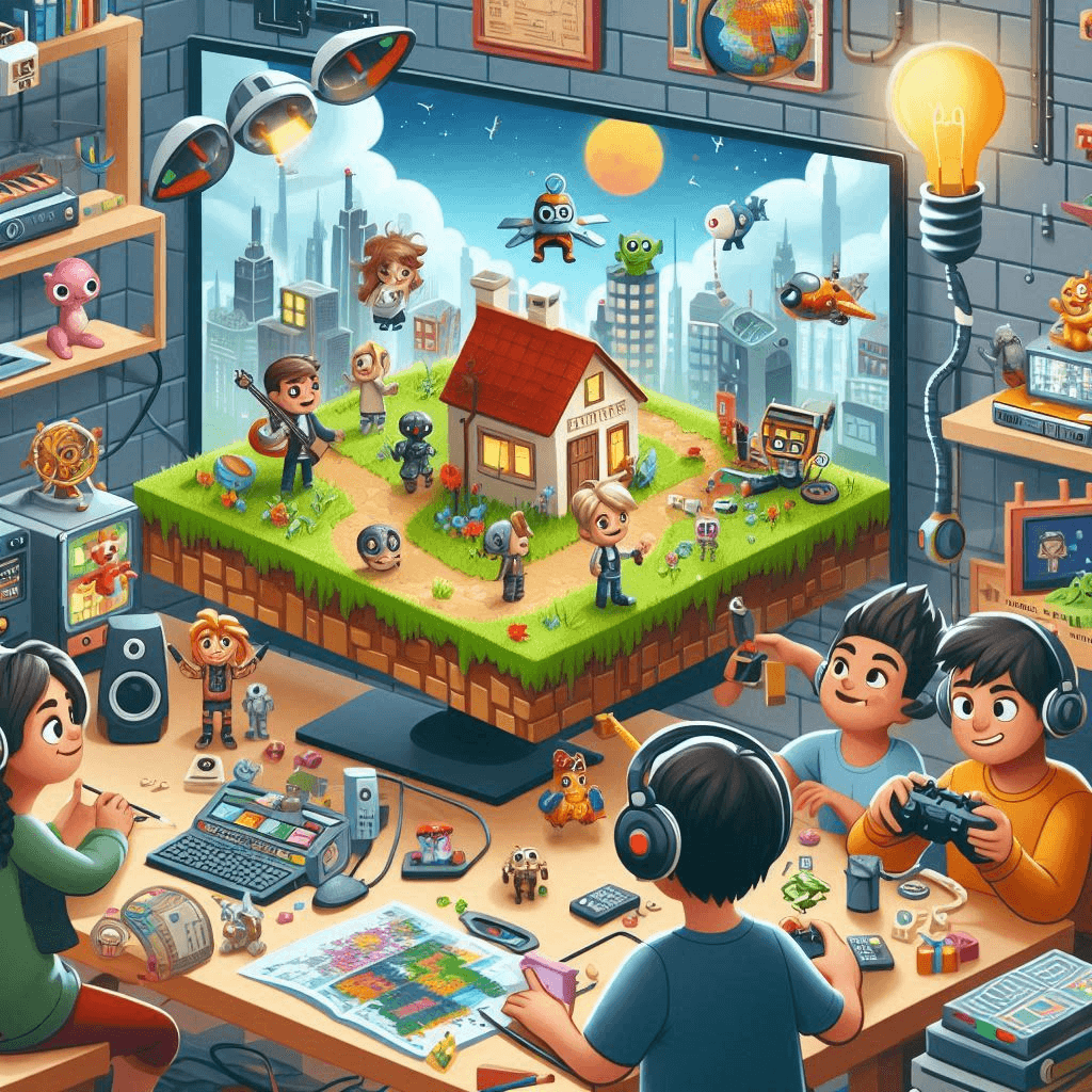 kids playing games