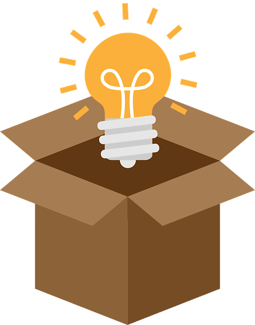 glowing light come out of the box