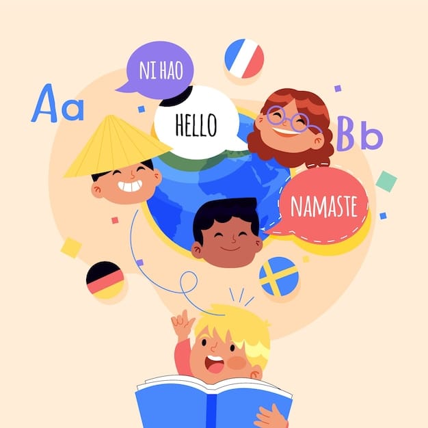 Free Vector flat international mother language day illustration