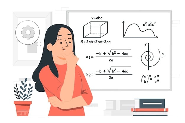 Free Vector formula concept illustration