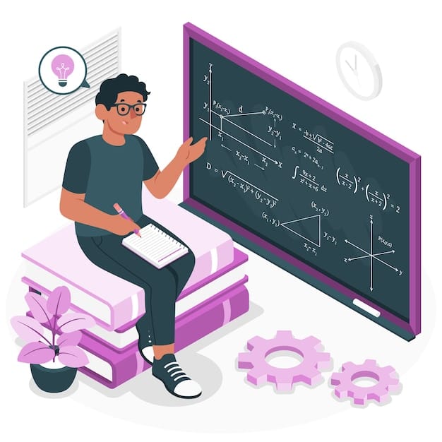 Free Vector formula concept illustration