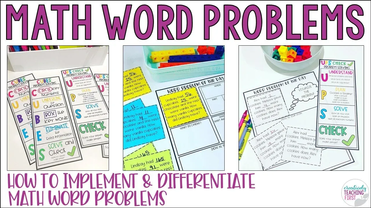 5 Tips for Teaching Math Word Problems — Creatively Teaching First