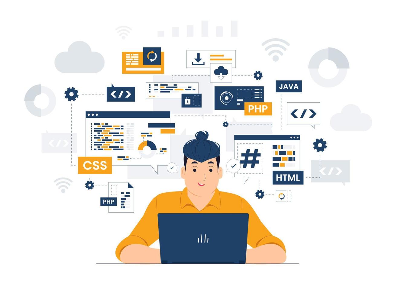 web design courses and web development courses to build own websites for school project