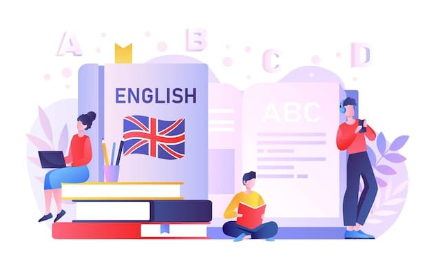 Learn english concept