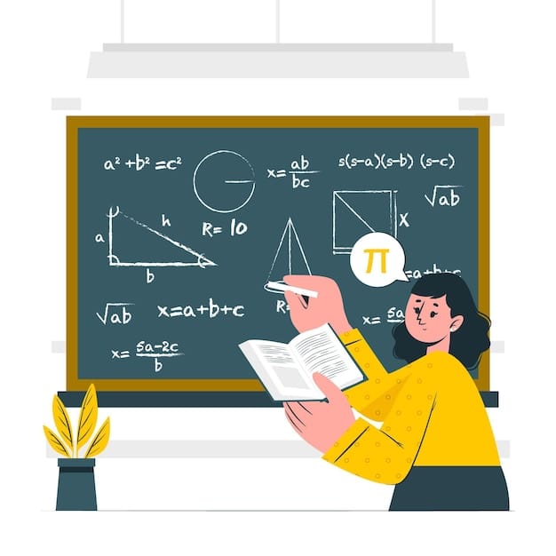 Free Vector mathematics concept illustration