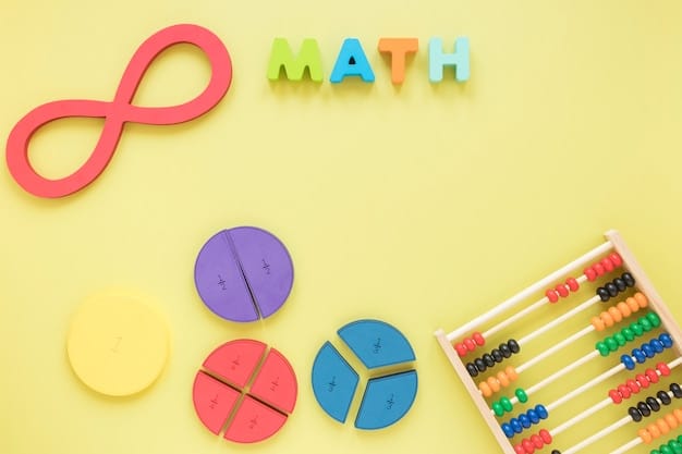Real science infinite symbol with abacus and fractions