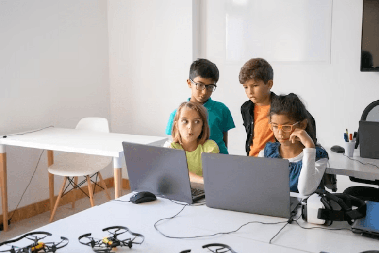 Kids in classroom