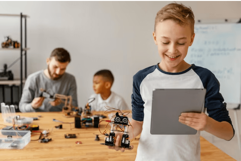 Kid with Ipad