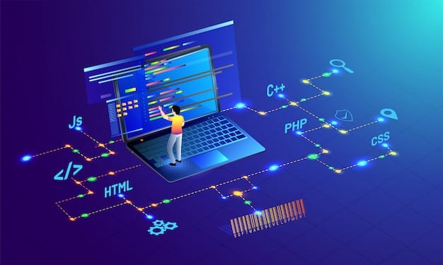 Vector website maintenance concept.
