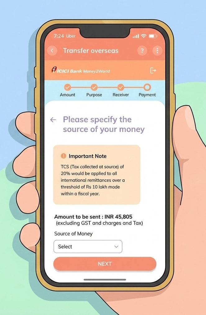 [Screenshot: Final payment confirmation with OTP]