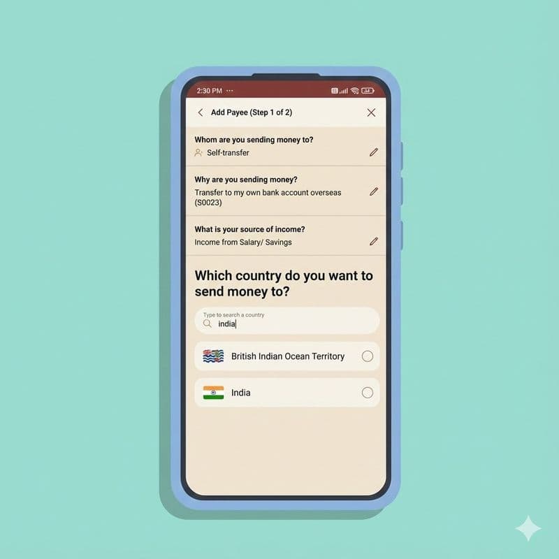 Transfer Money from IDFC Bank to GIFT City_Self_Transfer