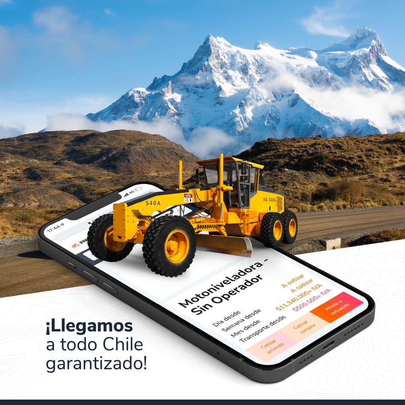 Optimiza tu proyecto: Ventajas del arriendo de maquinaria en Chile