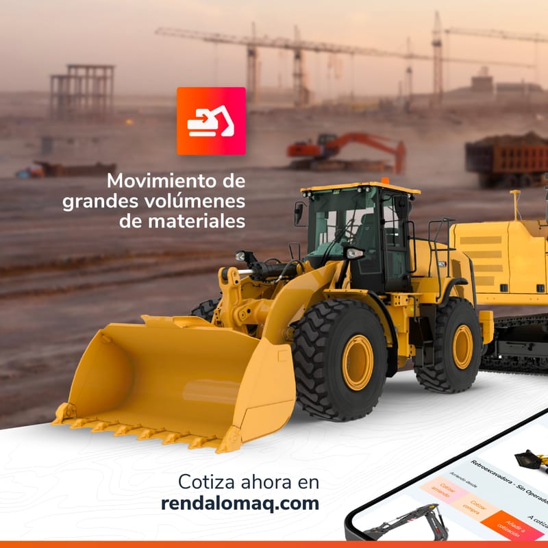 Maximiza tu eficiencia con los cargadores frontales de RendaloMaq