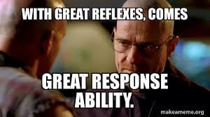 Cutting-edge reflexes