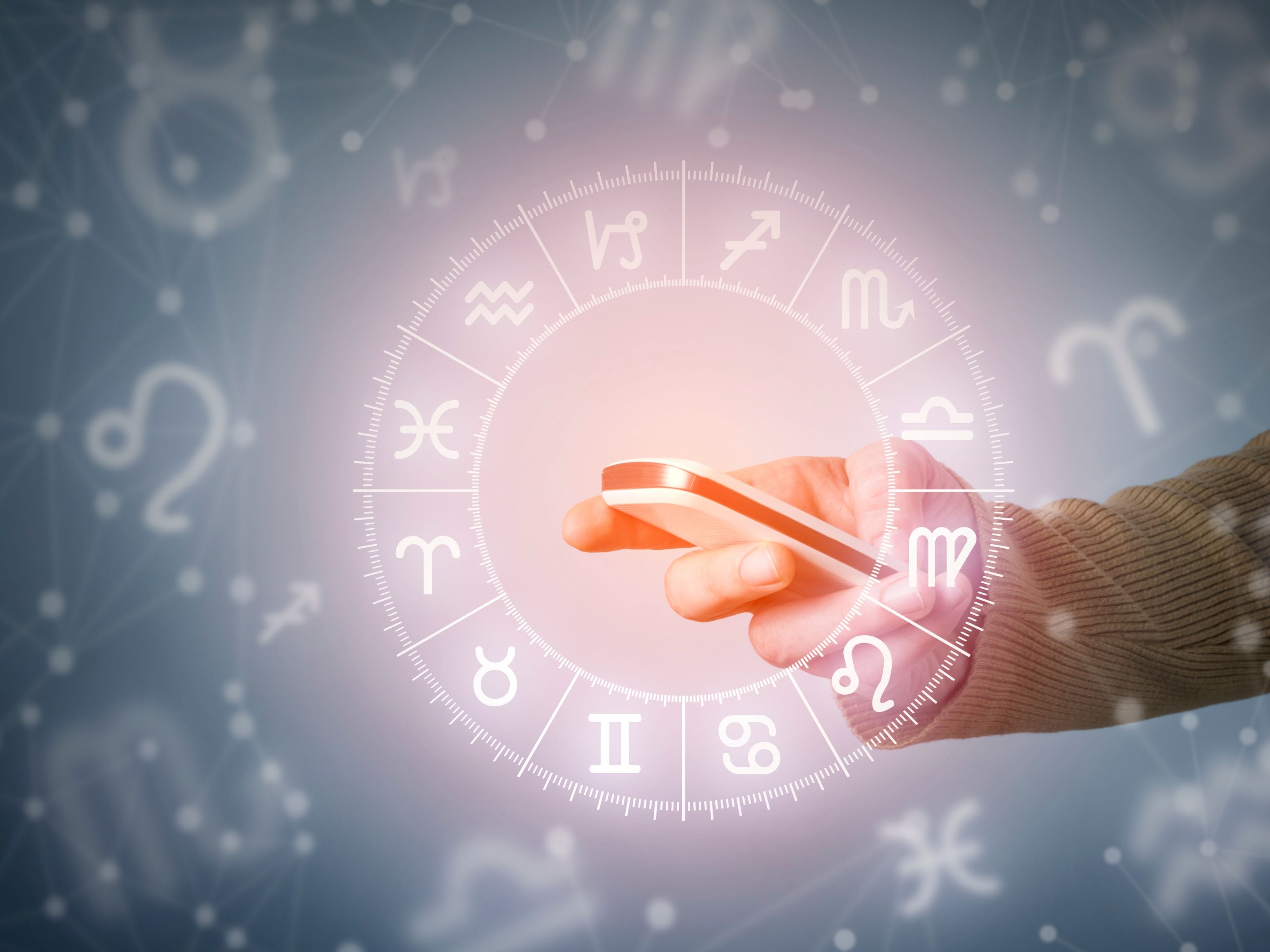 Astrology Chakra Surrounding Mobile Phone