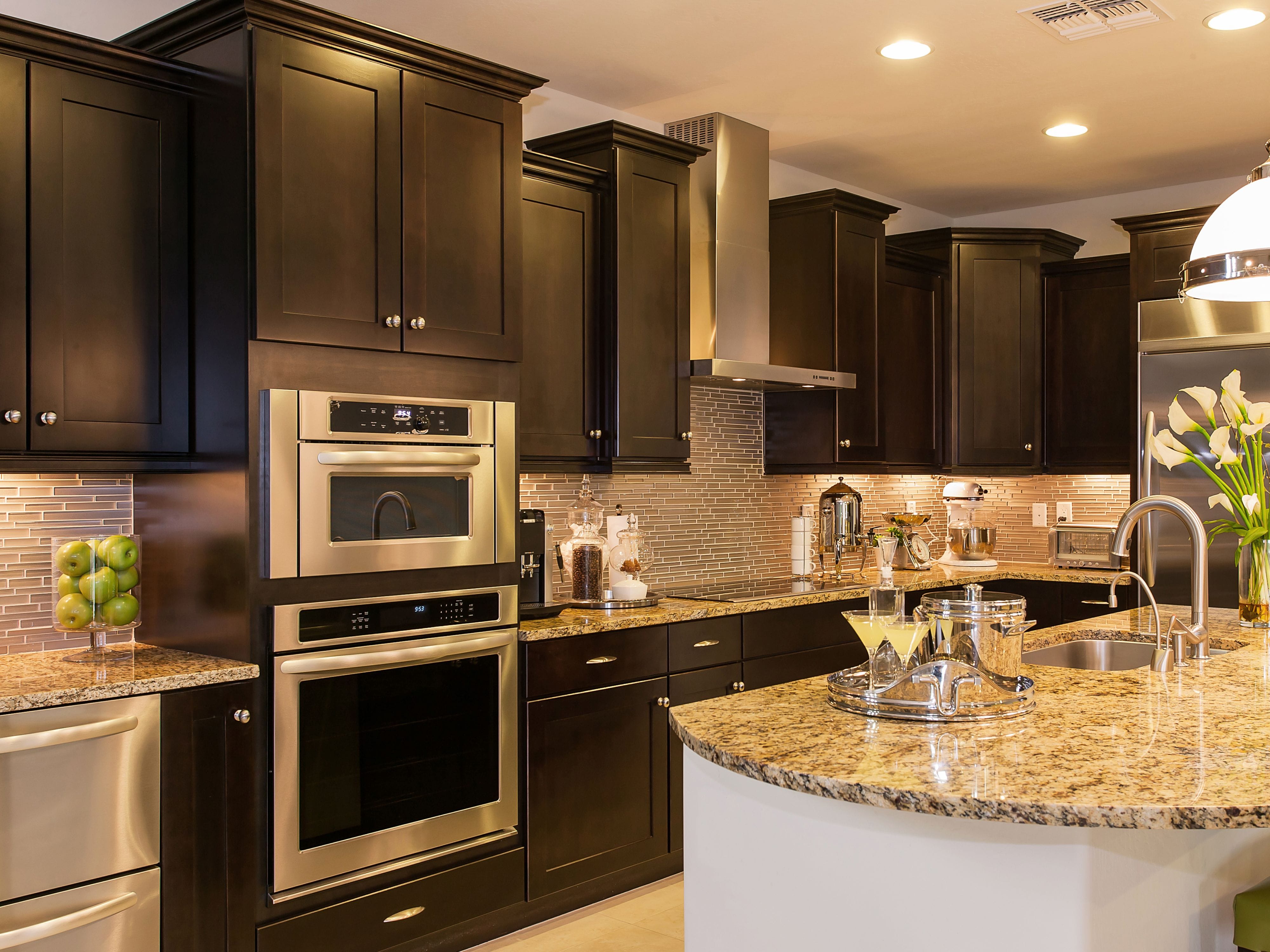 A well-organized and clean kitchen space, reflecting harmony and positive energy