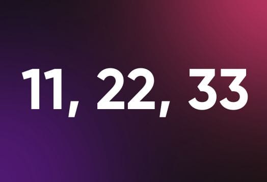 Master numbers in numerology